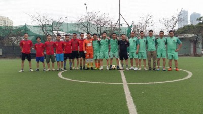 GIAO HỮU BÓNG ĐÁ GIỮA CÔNG TY KHẢI MINH VÀ CÔNG TY MAURI
